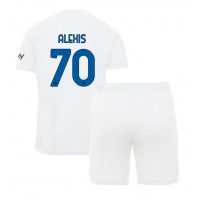 Dětský Fotbalový dres Inter Milan Alexis Sanchez #70 2023-24 Venkovní Krátký Rukáv (+ trenýrky)
